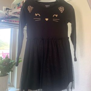Toddler girls cat dress